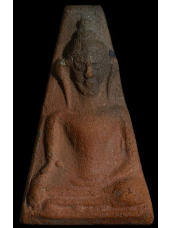 พระผงสุพรรณเนื้อดิน ยุคต้น หลวงพ่อกวย วัดโฆสิตาราม ช่วงปี 2500