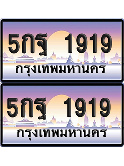 ทะเบียน 1919 ป้ายประมูล 5กฐ 1919 พร้อมส่งมอบ (1)