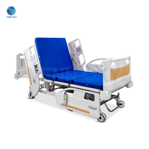 เตียงผู้ป่วยไฟฟ้า 4 ฟังก์ชัน ซีพีอาร์ รุ่นปีกนกพรีเมี่ยม Premium-Electric Hospital Bed - Jolie Brown (A-018) - (รับประกันนาน 6 ปี)