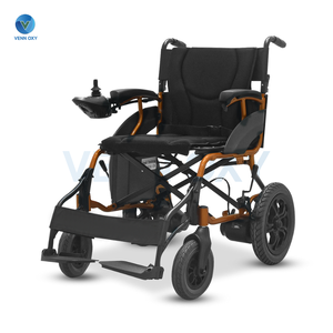 รถเข็นวีลแชร์ไฟฟ้า Yuwell รุ่นดีไซน์สปอร์ต Yuwell รุ่น D210BL น้ำหนักเบา รับประกัน 3 ปี