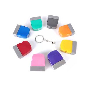 ตรายางสีสันสดใส พกพา