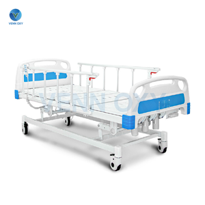 เตียงผู้ป่วยรุ่นผสม Hybrid มือหมุน+ไฟฟ้า (A-006) - (รับประกันนาน 6 ปี)