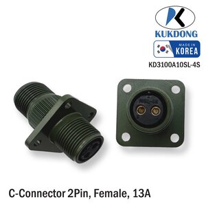 KD3100 Circular Military Connectors, KD3100 Class A MS3100 Class A Wall mounting receptacle.