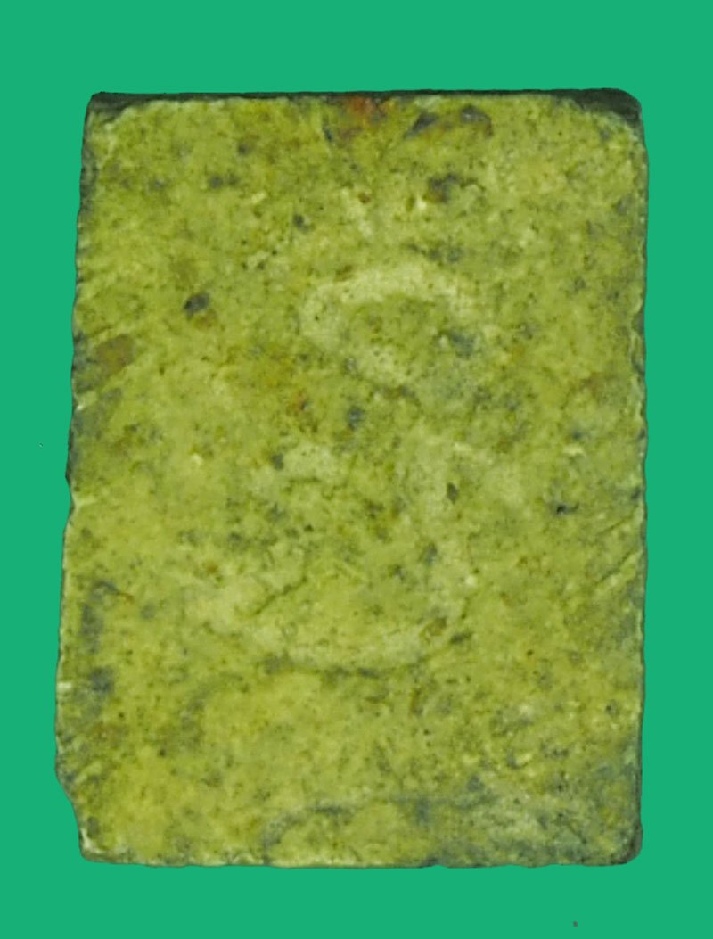 *39739 พระนางกวัก หลังยันต์ เนื้อผงน้ำมัน เก่าๆ ไม่ทราบที่และปีสร้าง 3