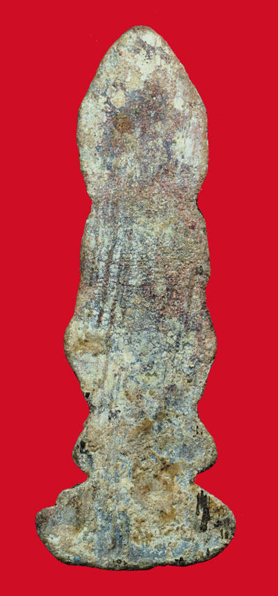 *35160 พระเชียงแสน พิมพ์เปิดโลก เชียงราย เนื้่อชินตะกั่วสนิมแดง ดูง่าย 13