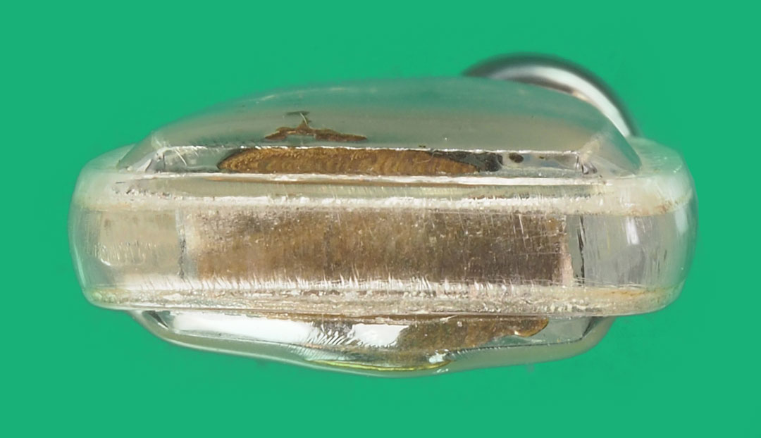 *35768 รูปหล่อปั้ม พระศรีอาริยเมตไตรย์ วัดไลย์ ปี 2500 ลพบุรี เลี่ยมพลาสติก สภาพสวย 8