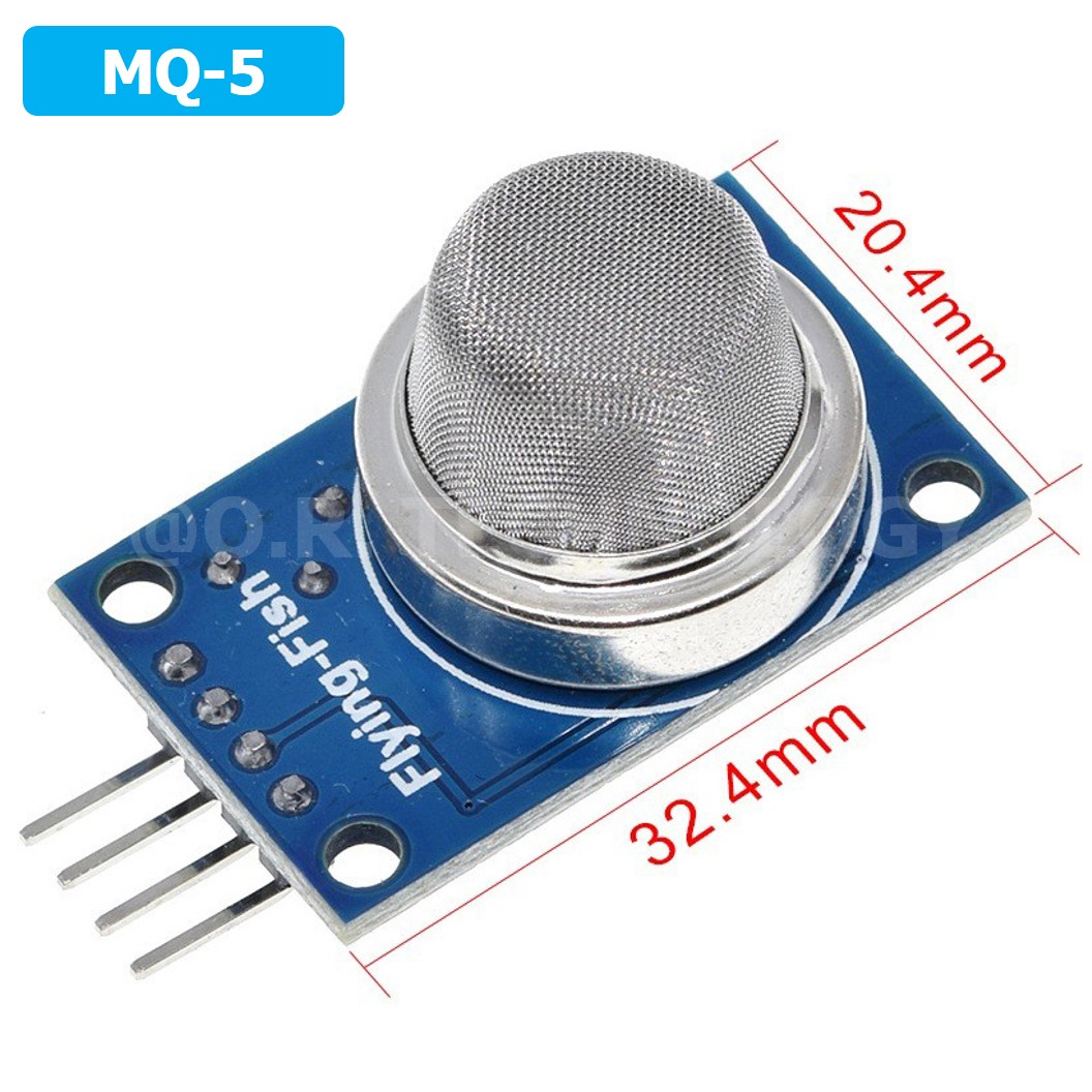 AB049 MQ-5 เซนเซอร์ตรวจจับ ก๊าซหุงต้ม LPG มีเทน Liquefied Gas Methane Sensor Gas Sensor Detection เซนเซอร์แก๊ส เซนเซอร์ตรวจจับก๊าซ