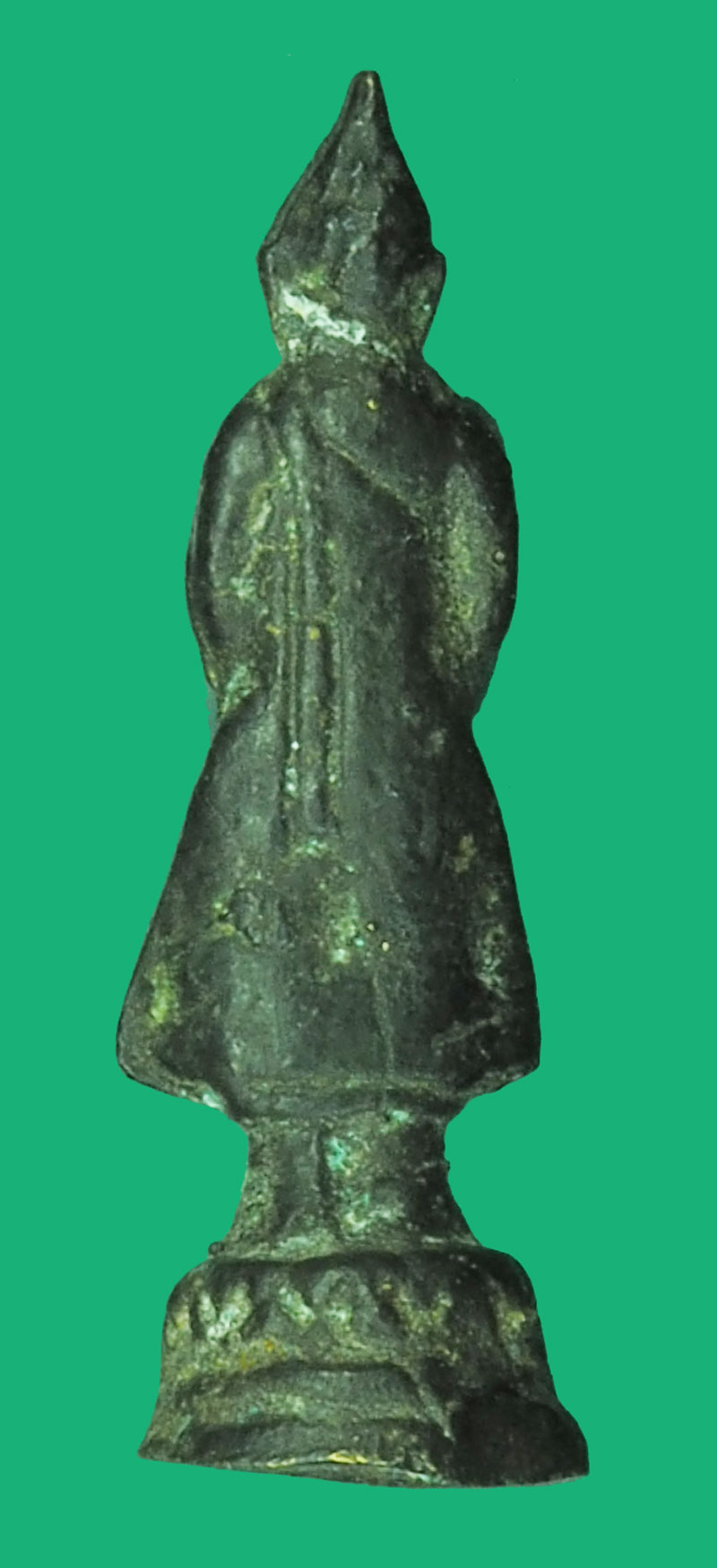 ขายแล้ว*38601 พระประจำวัดหล่อ พิมพ์วันอาทิตย์ ปรางค์ถวายเนตร เนื้อขันลงหินเก่า ยุคประมาณปี 2500 ไม่ทราบที่ 8