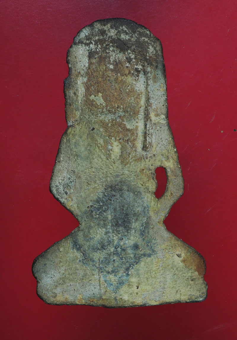 *30688พระเชียงแสน เดียว ปางสมาธิ พิมพ์พระอัครสาวก หลังซุ้มเสมา ฐานเตี้ยบัวก้างปลา ไม่มีพระเมาลี จ.เชียงราย 30