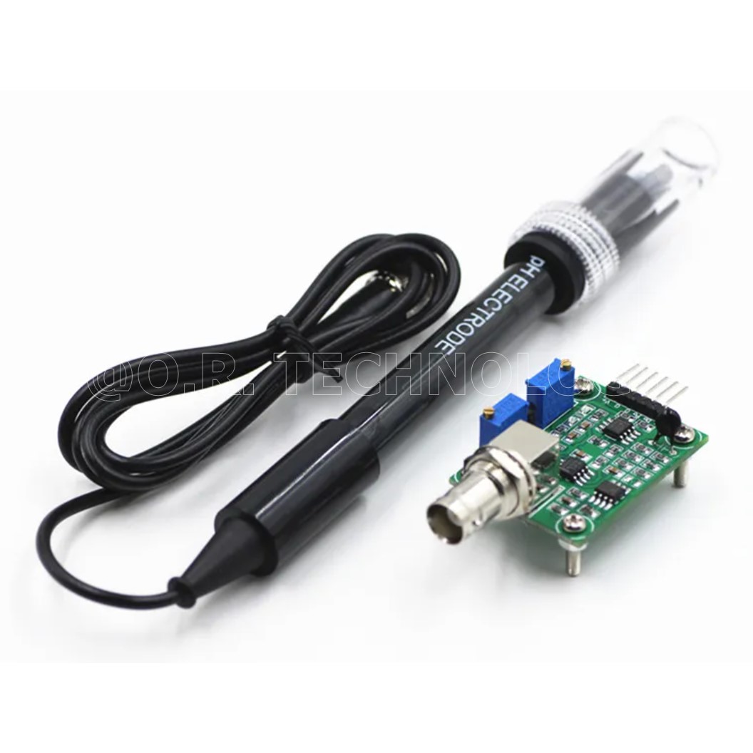 (1ชิ้น) NA520+NA521 เซนเซอร์วัดค่า PH ของน้ำ Liquid PH 0-14 Sensor Module วัดความเป็นกรด-ด่าง ของเหลว pH non-rechargeale electrode probe