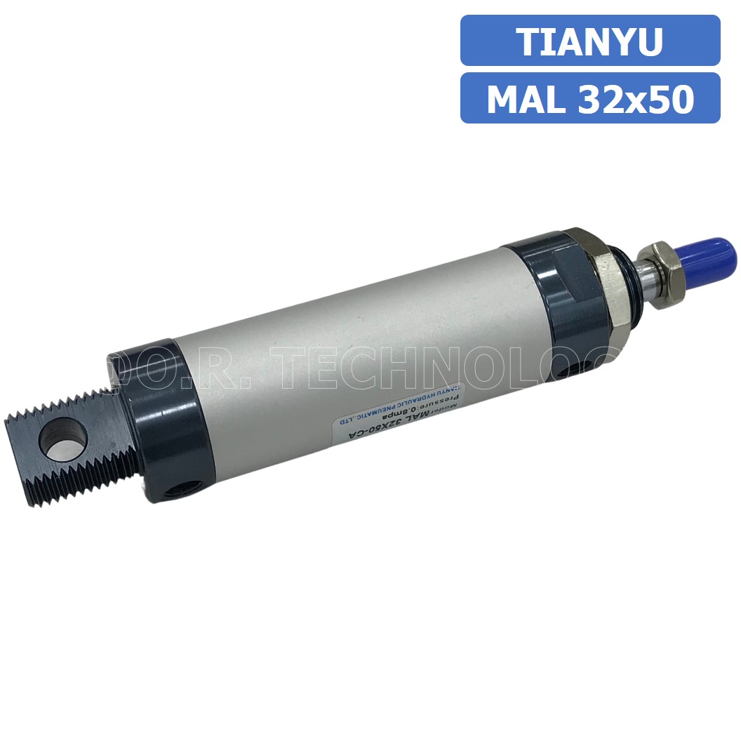 (1ชิ้น) กระบอกลม ขนาดเล็ก รุ่น MAL 32x50 (Mini Air Cylinder Series) Pneumatic Cylinder กระบอกลมนิวเมติก