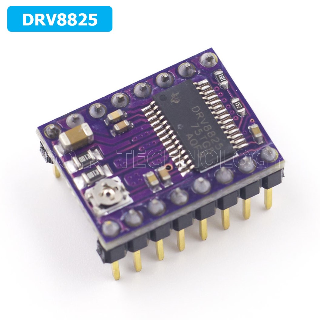 (1ชิ้น) 3A260 DRV8825 ไดร์ฟสเต็ปเปอร์มอเตอร์ DRV8825 Stepper Motor Driver with Heat sink
