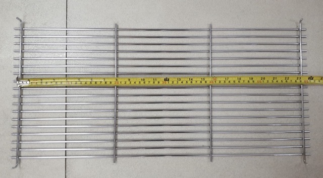 เมืองนนท์แก๊ส ตะแกรง วางบนเตาปิ้ง ของ BIG SUN รุ่น BBQ-936, BBQ-936XL ขนาด 63 x 31 ซม. วัดจากขอบนอกสุด