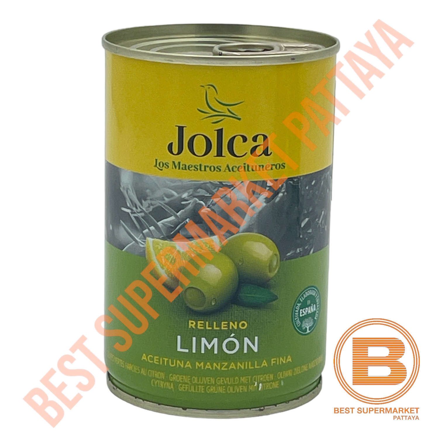จอลก้า มะกอกเขียวสอดไส้ 300 กรัม Jolca Stuffed Green Olives 300 g.