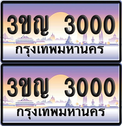 ทะเบียน 3000 PAITABIEN – 3ขญ 3000 เลขประมูล (5)
