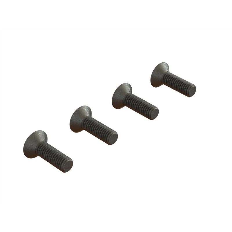 ARA722516 Flat Head Hex Machine Screw, M5x16mm (4)