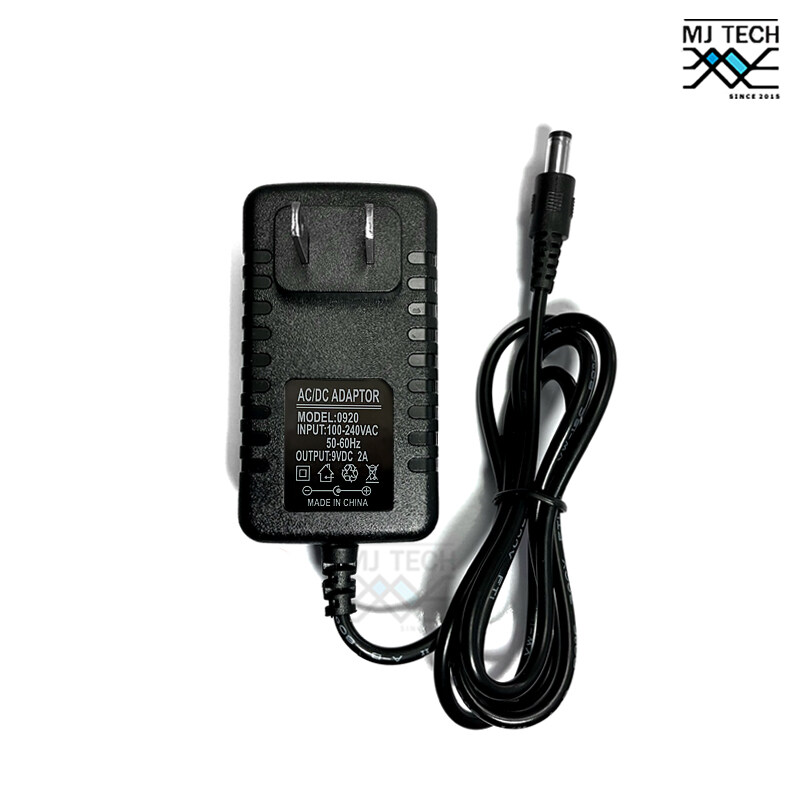 ADAPTER AC / DC ขนาด 9V 2A อะแดปเตอร์ หัว 5.5 x 2.5 / 2.1 mm. รุ่น 0920