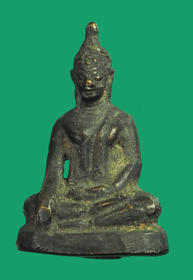 *33551พระกริ่ง วัดคลองชะโด สุพรรณบุรี เนื้อรมดำ 7