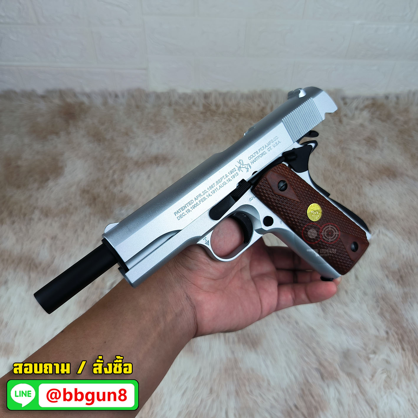 Army Armament (R31S) Colt M1911A1 (Silver)
