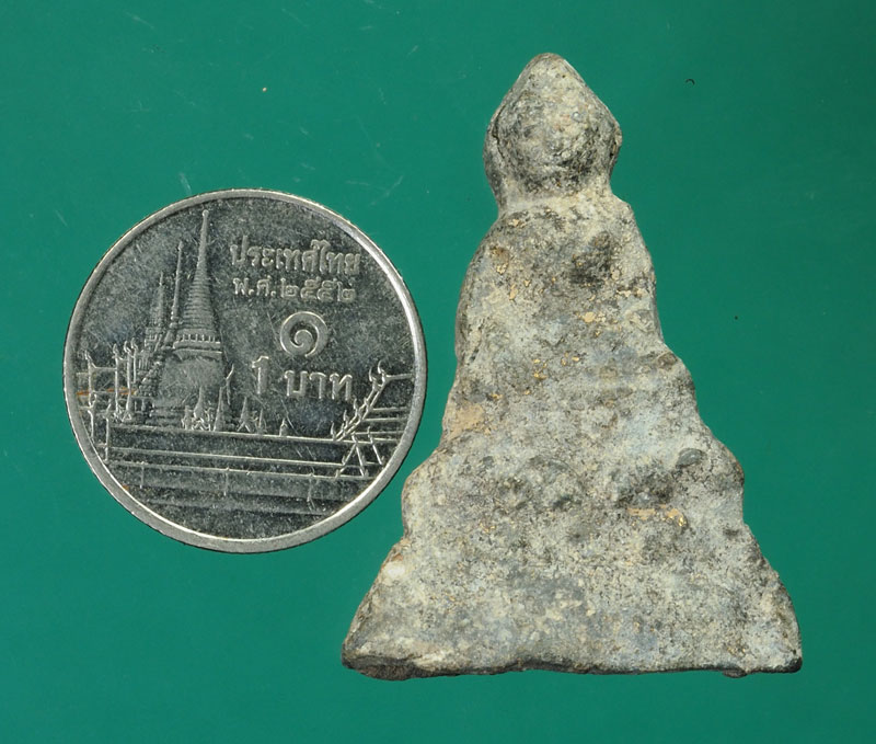 *29048 พระรัตนะโกสินทร์ แก้บน เนื้อชินตะกั่ว เก่า 13