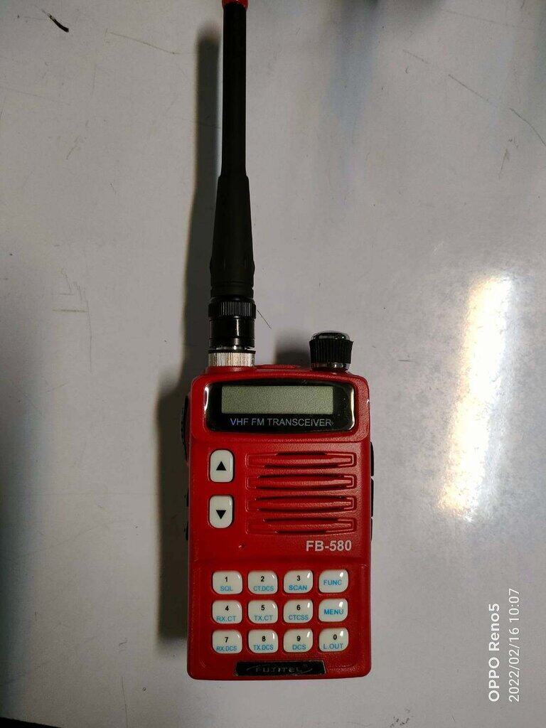 FUJITEL WALKIE TALKIE วิทยุสื่อสารพกพา สำหรับธุรกิจ ความถี่สำหรับประชาชนทั่วไป ทูเวย์เรดิโอ รุ่น FB-580