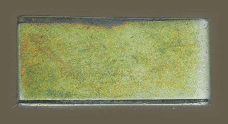 *38156 กรอบแป๊ะตัง เก่า สำหรับใส่พระหลวงปู่ทวด หลังเตารีด พิมพ์ใหญ่ 17