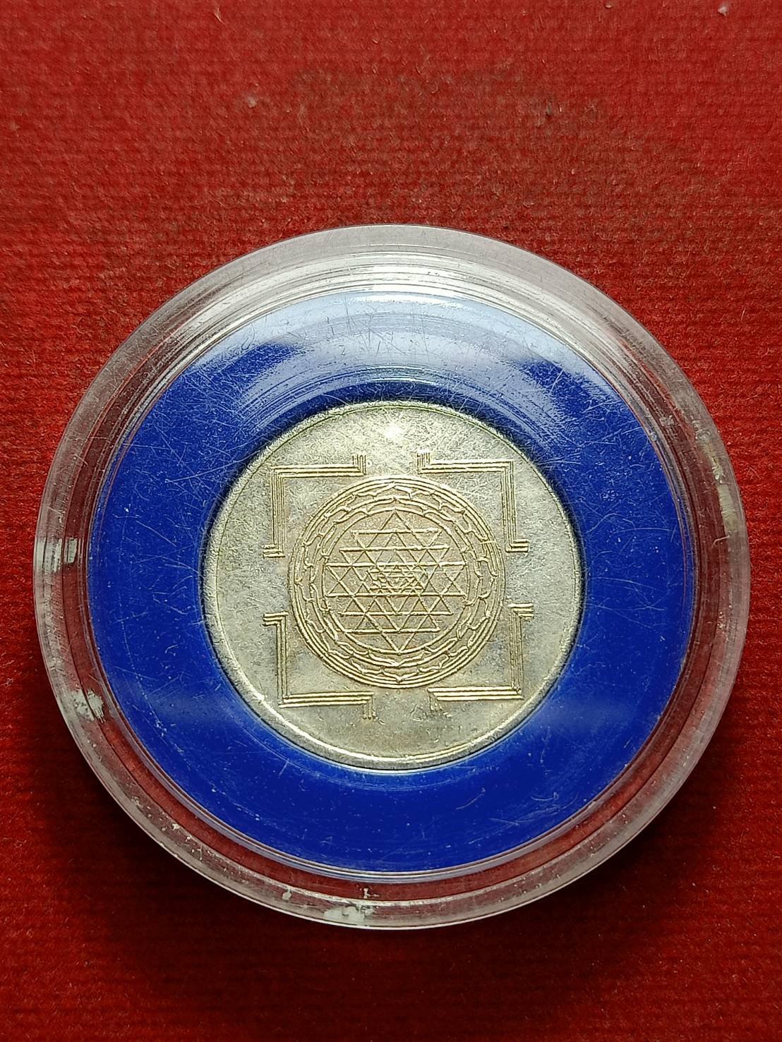 เหรียญพระแม่อุมาเทวี เนื้อเงิน วัดแขกสีลม กทม. (SKU-08286)