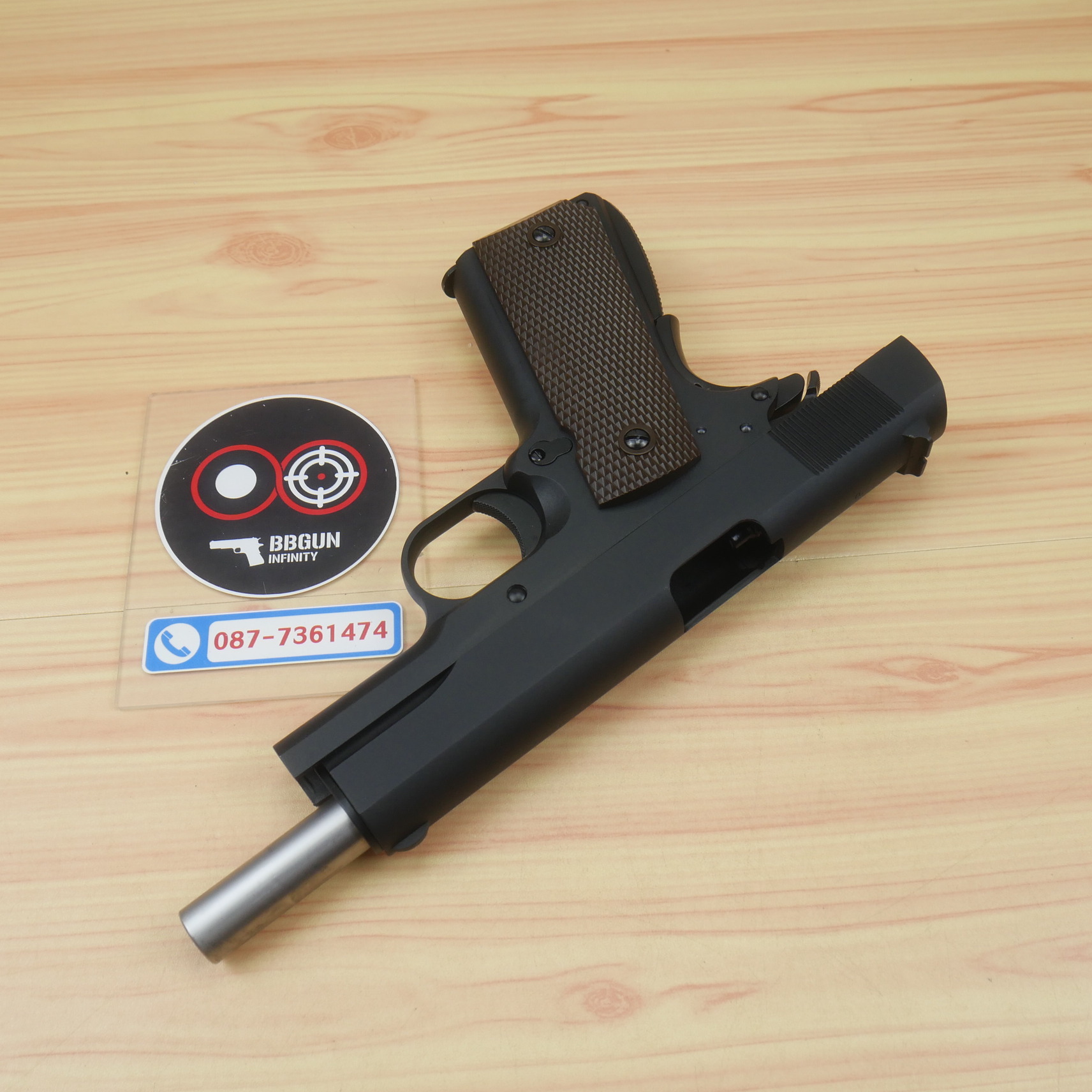 บีบีกันอัดแก๊ส WE M1911 A1 สีดำ BB GUN