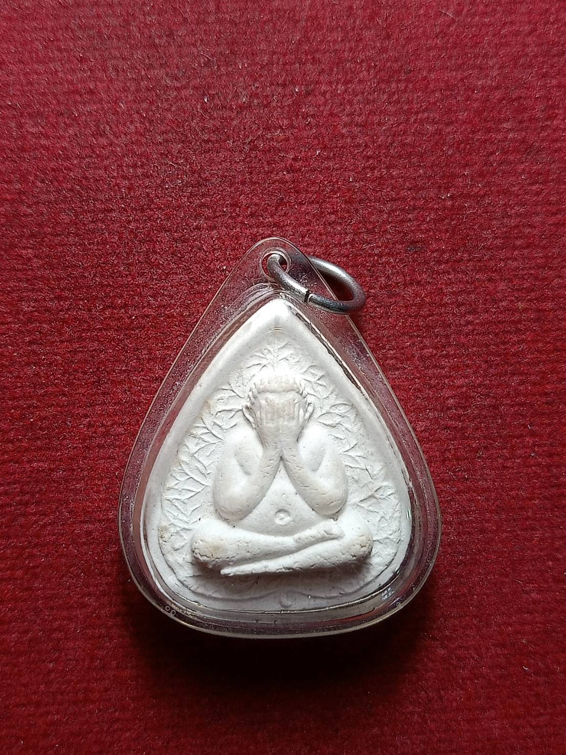 พระปิดตาใบโพธิ์ อาจารเณรวิเศษณ์ วัดป่าสัก สันป่าตอง จ.เชียงใหม่ (SKU-09944)