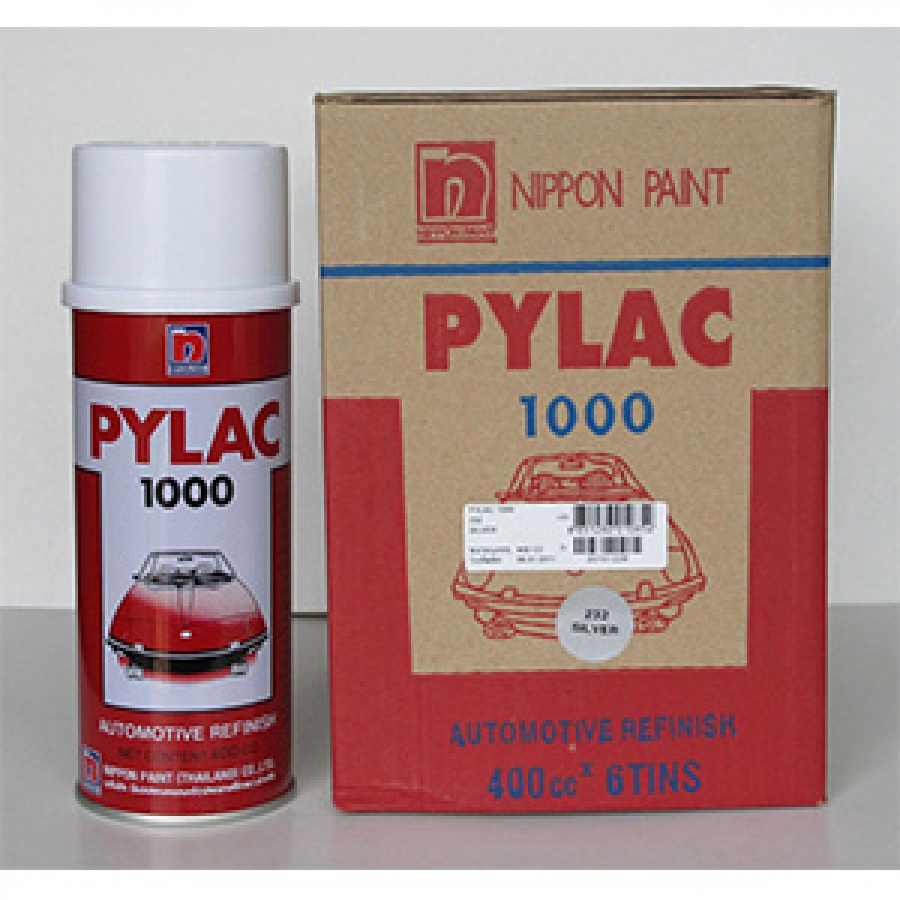 สีสเปรย์ ไพแลค พ่นรถยนต์ PYLAC สีสเปรย์อเนกประสงค์ สีสะท้อนแสง แห้งเร็ว สีเนียนเรียบ(กล่องละ 6 กป.){2103634301}