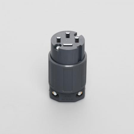 9224N AMERICAN DENKI ปลั๊กตัวเมียขาล็อกต่อกลางทาง 3P(3P,4W GND) 20A 250V