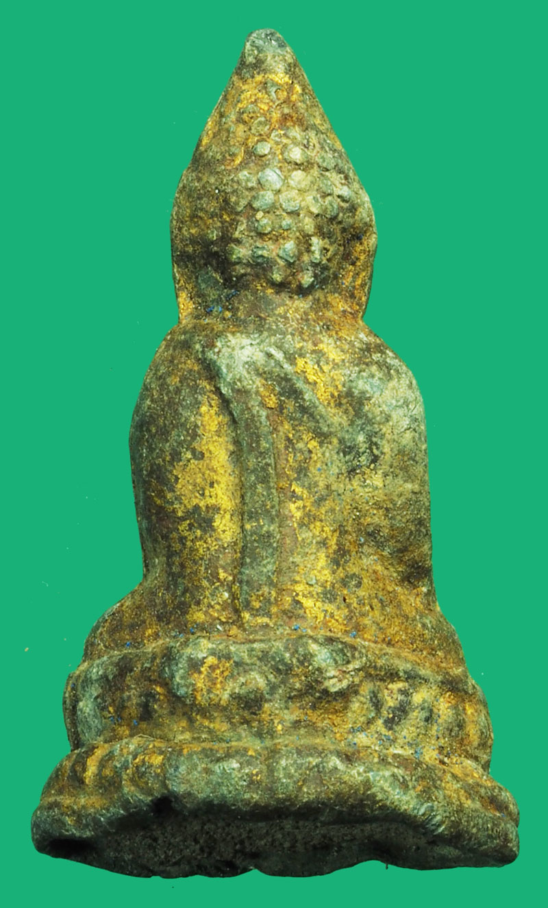 *37325 พระรัตนแก้บน เนื้อชินตะกั่ว สนิมแดง 13