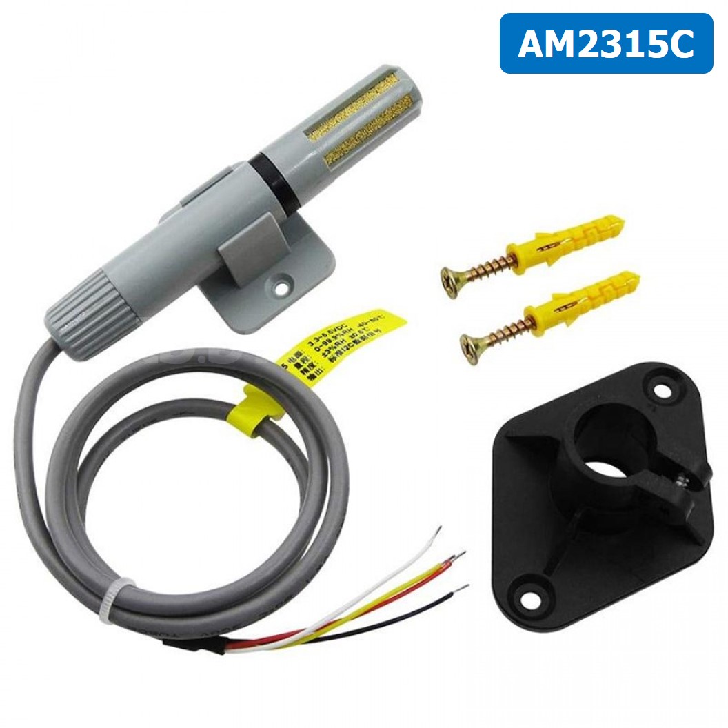 AF277 AM2315C เซ็นเซอร์วัดอุณหภูมิและความชื้นแบบ I2C ASAIR AM2315C Digital Temperature and Humidity Sensor Module I2C Digital Signal Output 4-Wire