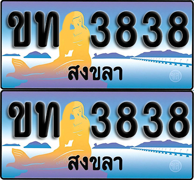 เลขทะเบียน 3838 – ขท 3838 สงขลา (1)
