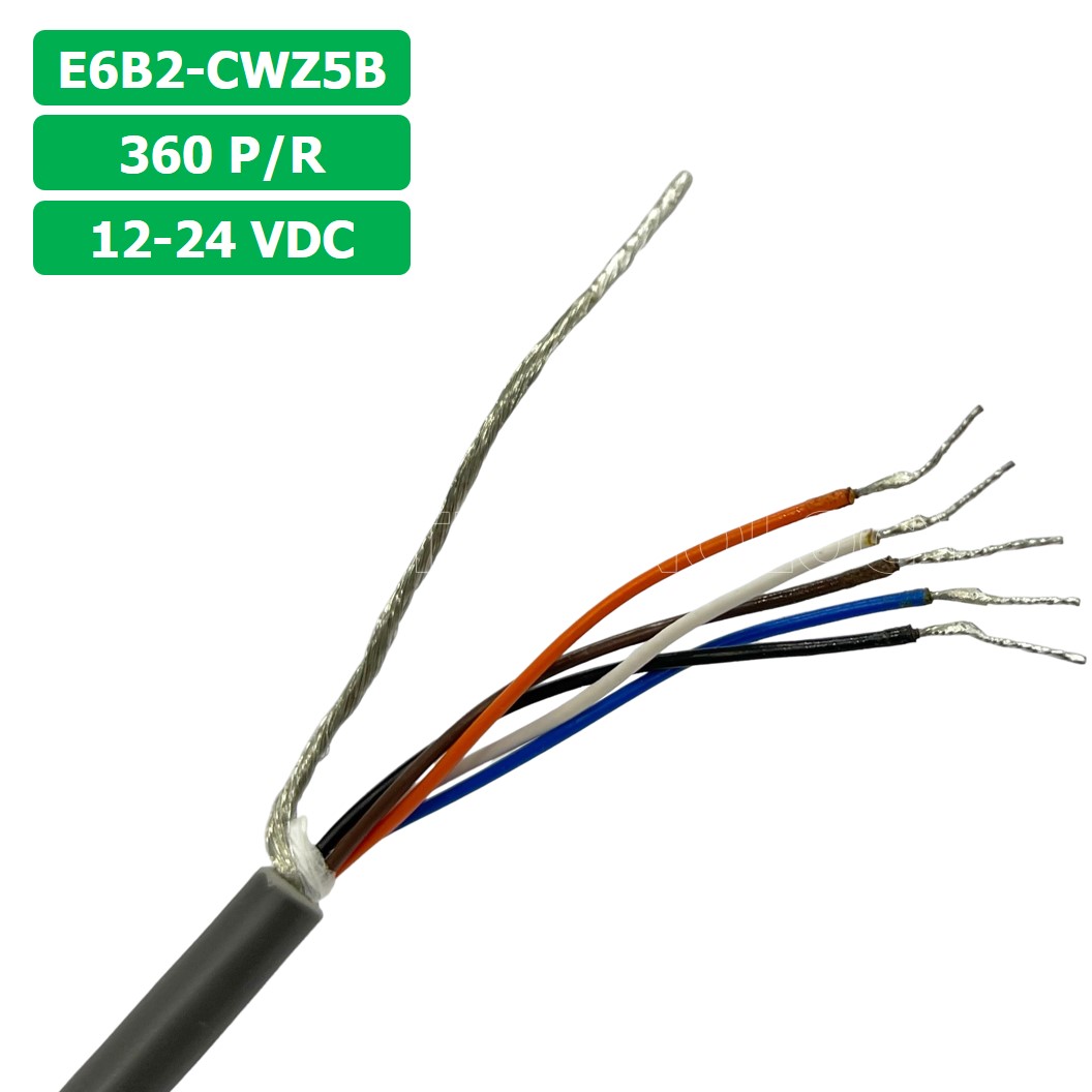 (1ชิ้น) E6B2-CWZ5B 360P/R 12-24VDC โรตารี่เอ็นโค้ดเดอร์ ROTARY ENCODER (INCREMENTAL)