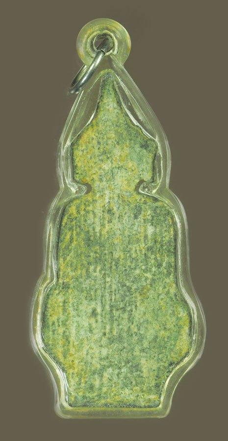 *39141 พระเชียงแสนพิมพ์ตุ๊กตาใหญ่ เนื้อชินตะกั่ว สนิมแดง 13