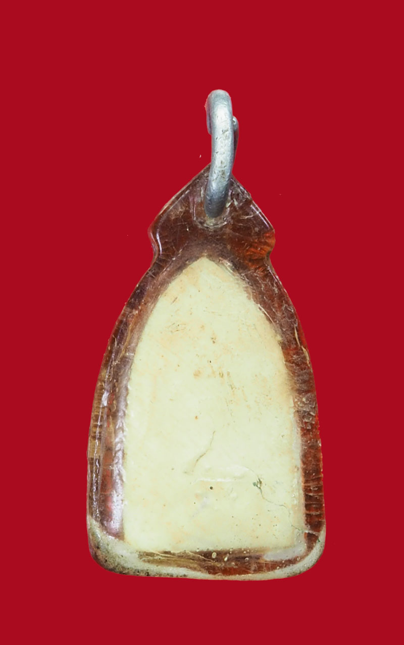 *31470 นางกวักแกะ หลวงพ่อกวย วัดโฆษิตราราม ชัยนาท เลี่ยมเดิมจากวัด (กรอบด้านหน้าหลุด) 12