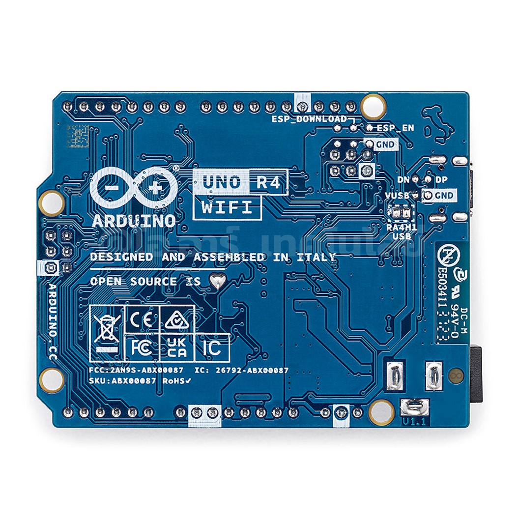 บอร์ดอาร์ดูโน่ Arduino UNO R4 WiFi Board พร้อมกล่อง with Box