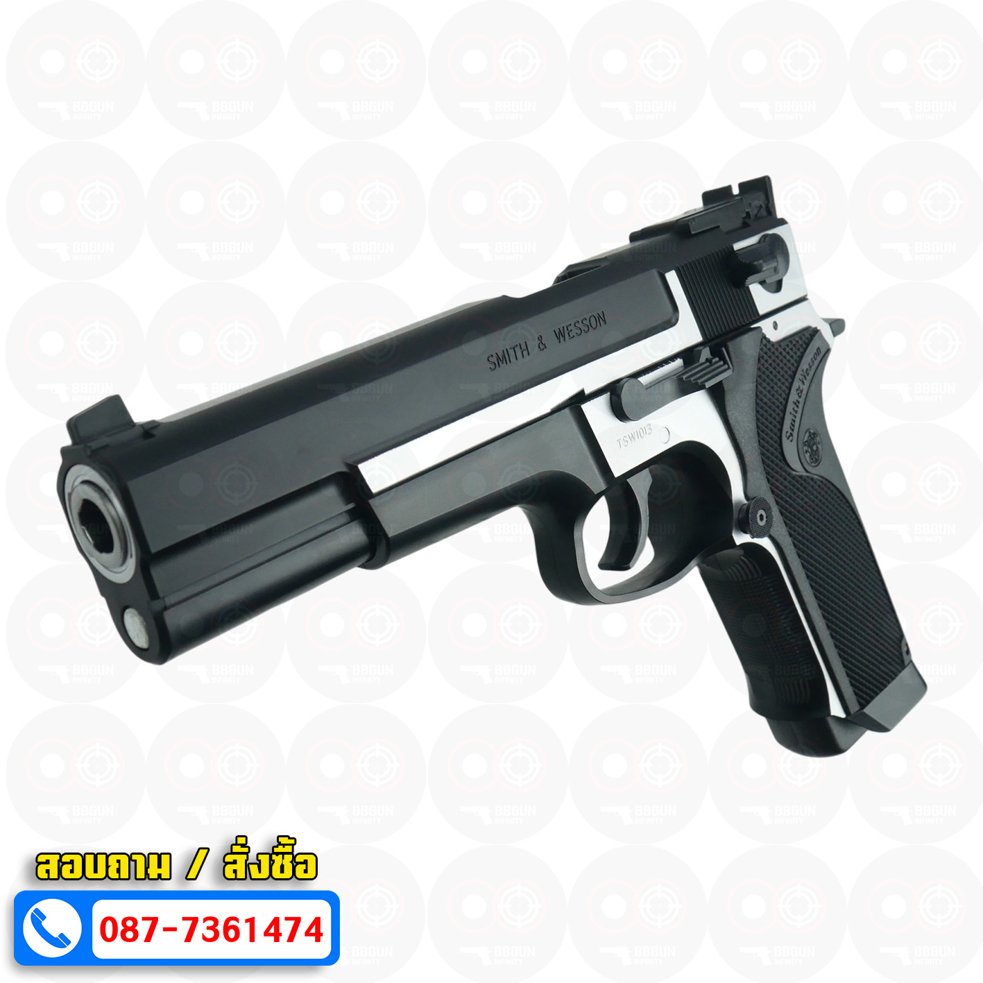 ปืนอัดลมสปริงชักยิงญี่ปุ่น Tokyo Marui S&W PC356 Spring Pistol (HG, Hop Up)