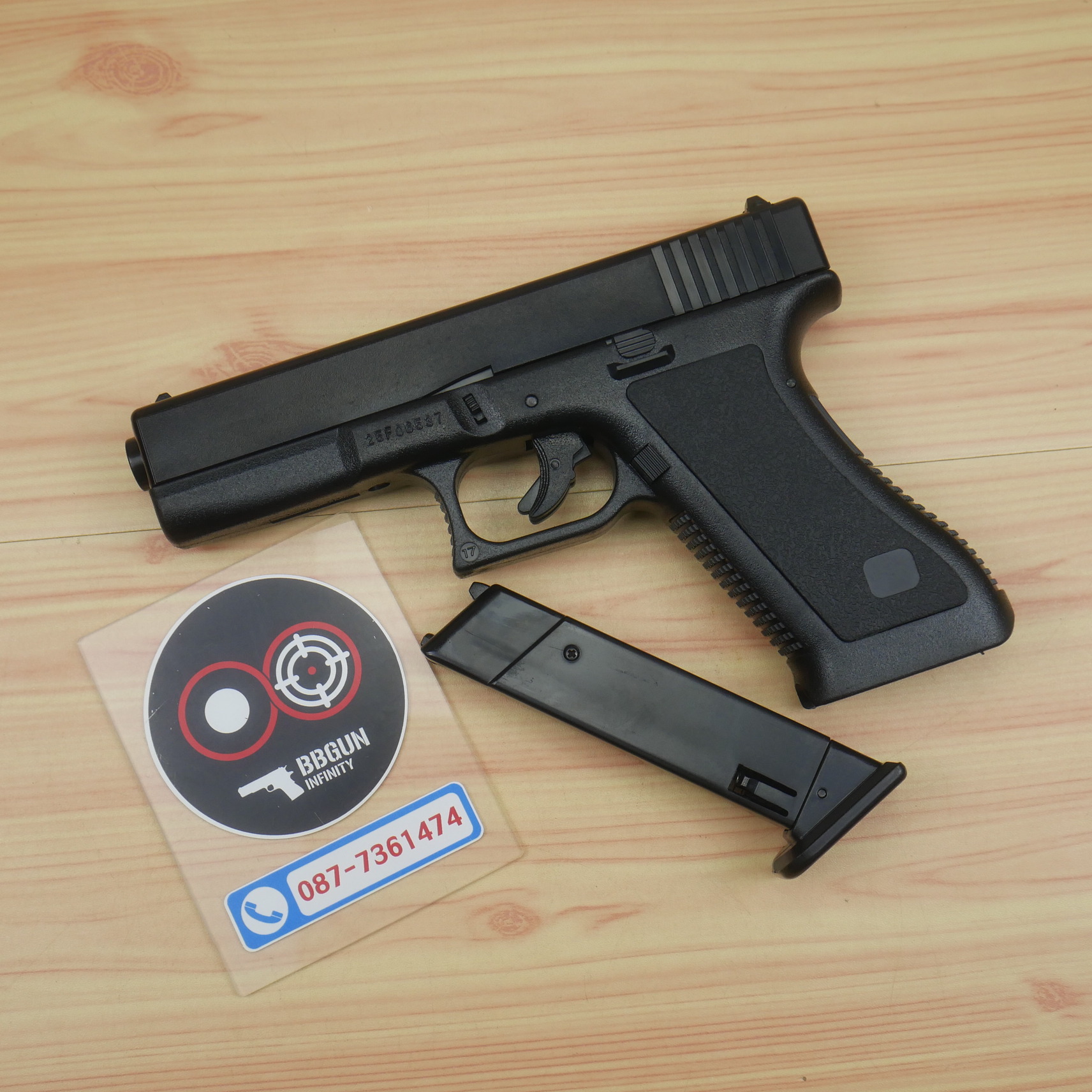 ปืนอัดลมชักยิง KWC K17 Spring Pistol
