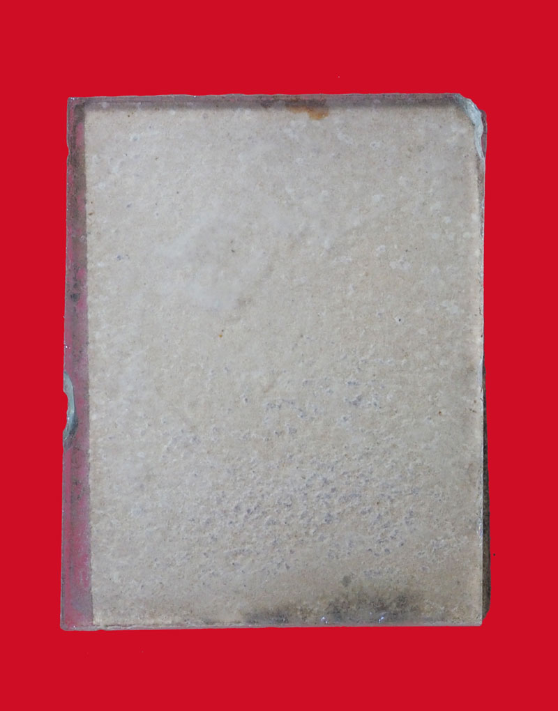 ขายแล้ว*32527 รูปถ่ายอัดกระจก หลวงพ่อฉ่ำ วัดตองปุ เก่า ลพบุรี 4