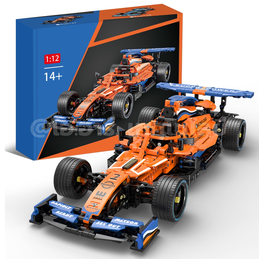 KEEYEE WORLD K96137 ตัวต่อเสริมทักษะ 1:12 FORMULA RACING CAR ของเล่นเสริมทักษะ ตัวต่อ Building Block STEAM Education Programmable Robot