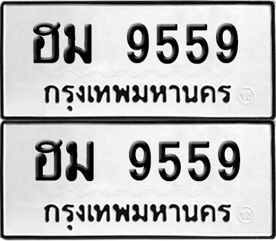 ทะเบียน 9559 เลขทะเบียน - ฮม 9559พร้อมส่งมอบ จากกรมขนส่ง (เลขสวย)
