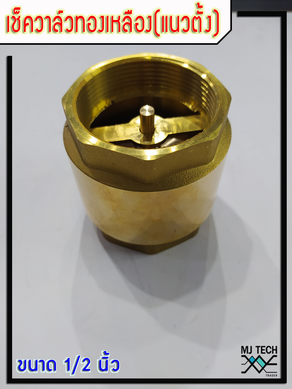 เช็ควาล์วทองเหลือง เช็ควาล์วทองเหลืองเเนวตั้ง เลือกขนาดได้ 3/4", 1" , 1-1/4" , 1/2",1-1/2", 2" นิ้ว