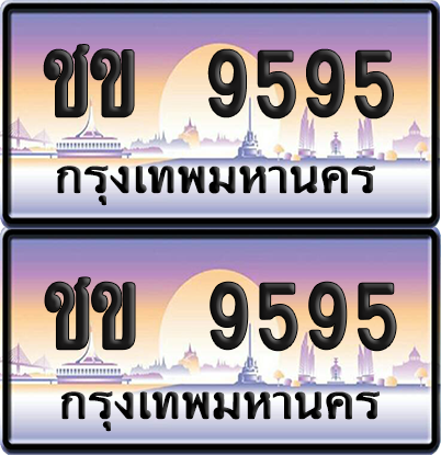 ทะเบียน 9595 ป้ายประมูล – ชข 9595 ผลรวมดี 32 ป้ายกราฟฟิก (6)