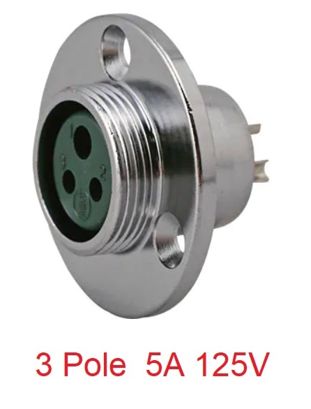 NCS-163-RF-CH 5A 125V NANABOSHI CONNECTOR