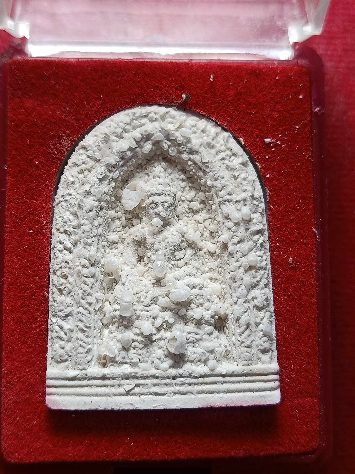 พระผงไพรีพินาศ วัดบวรนิเวศวิหาร กทม. พระชันษา 100 ปี ญสส. ปี 2556 พร้อมกล่อง (SKU-04456)