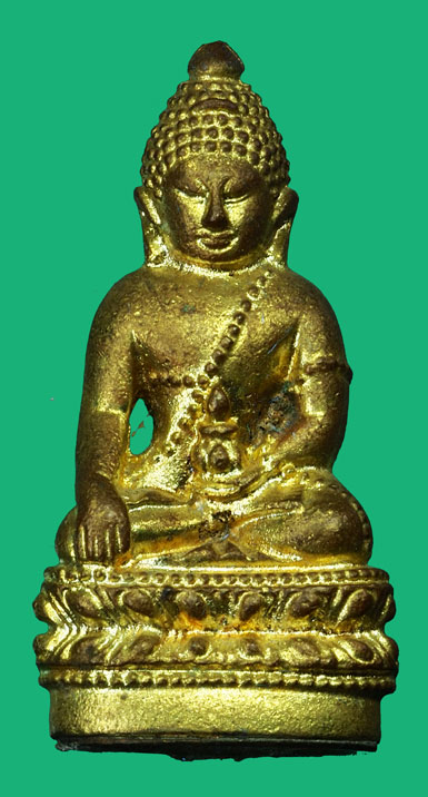 *35110 พระกริ่งจักรตรี พระนามมาภิไธย สก. สภาผู้แทนราษฏร จัดสร้าง เนื้อทองทิพย์ กล่องเดิม(หลวงปู่หงษ์ วัดเพชรบุรี ร่วมปลุกเสก) 7