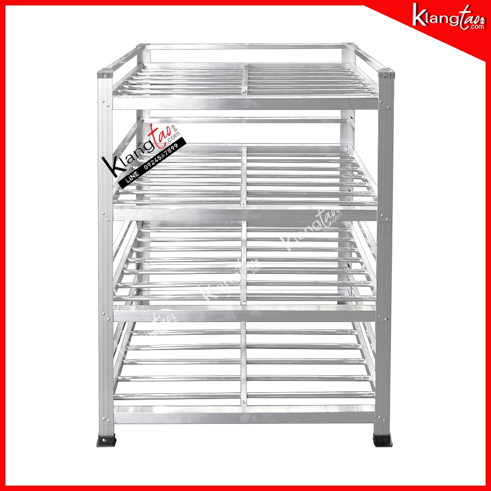 ชั้นวางรองเท้า วางของ แบบพับไม่ได้ 4 ชั้น แบบซี่ (60 ซม.)