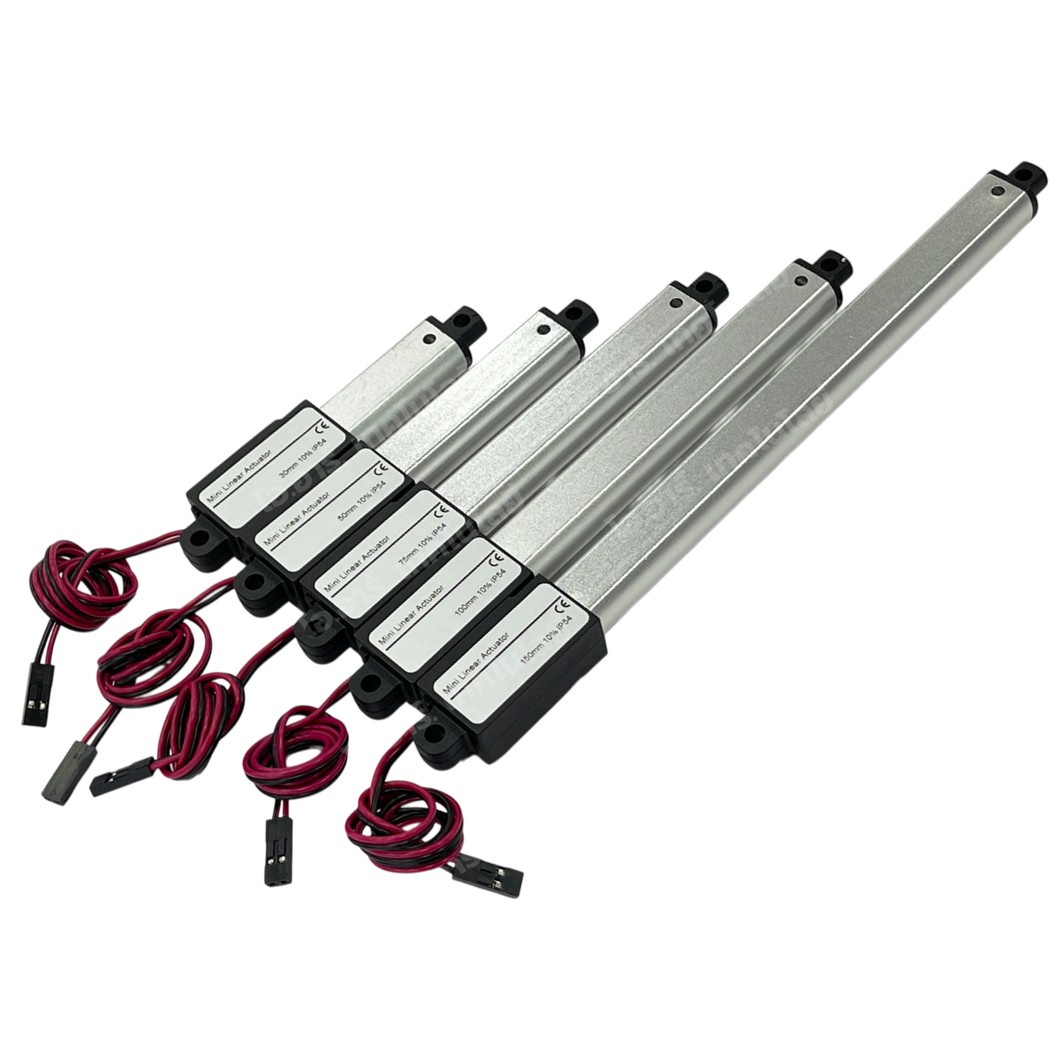 LAT-12-15-030 มอเตอร์ก้านชักเล็ก ระยะชัก 30mm 12VDC 15mm/s 64N DC 12V Mini Electric Linear Actuator พัตเตอร์ไฟฟ้า Putter มอเตอร์แกนชัก ขนาดเล็ก ตัวเล็ก